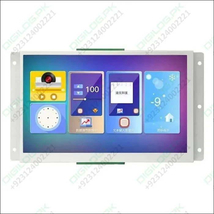 7 Inch Touch Screen Monitor 800x480 TFT LCD Display Screen Touchscreen DWIN DM80480L070_01WTR Module in Pakistan