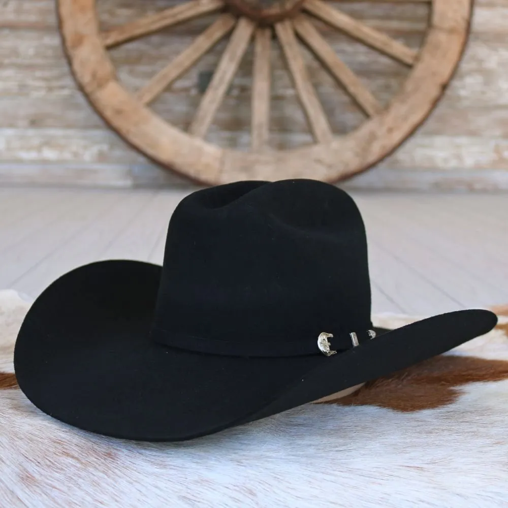 Ariat 3X Black Wool Cowboy Hat - Spur