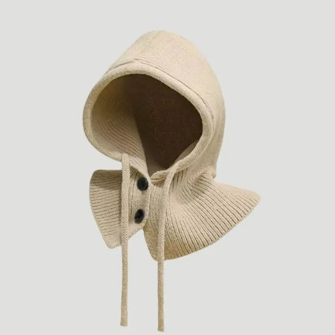 Balaclava Hat with Integrated Scarf  Ultimate Warmth for Autumn and Winter