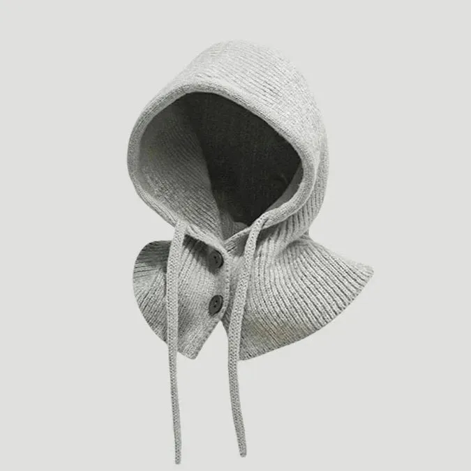 Balaclava Hat with Integrated Scarf  Ultimate Warmth for Autumn and Winter