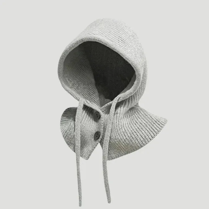 Balaclava Hat with Integrated Scarf  Ultimate Warmth for Autumn and Winter