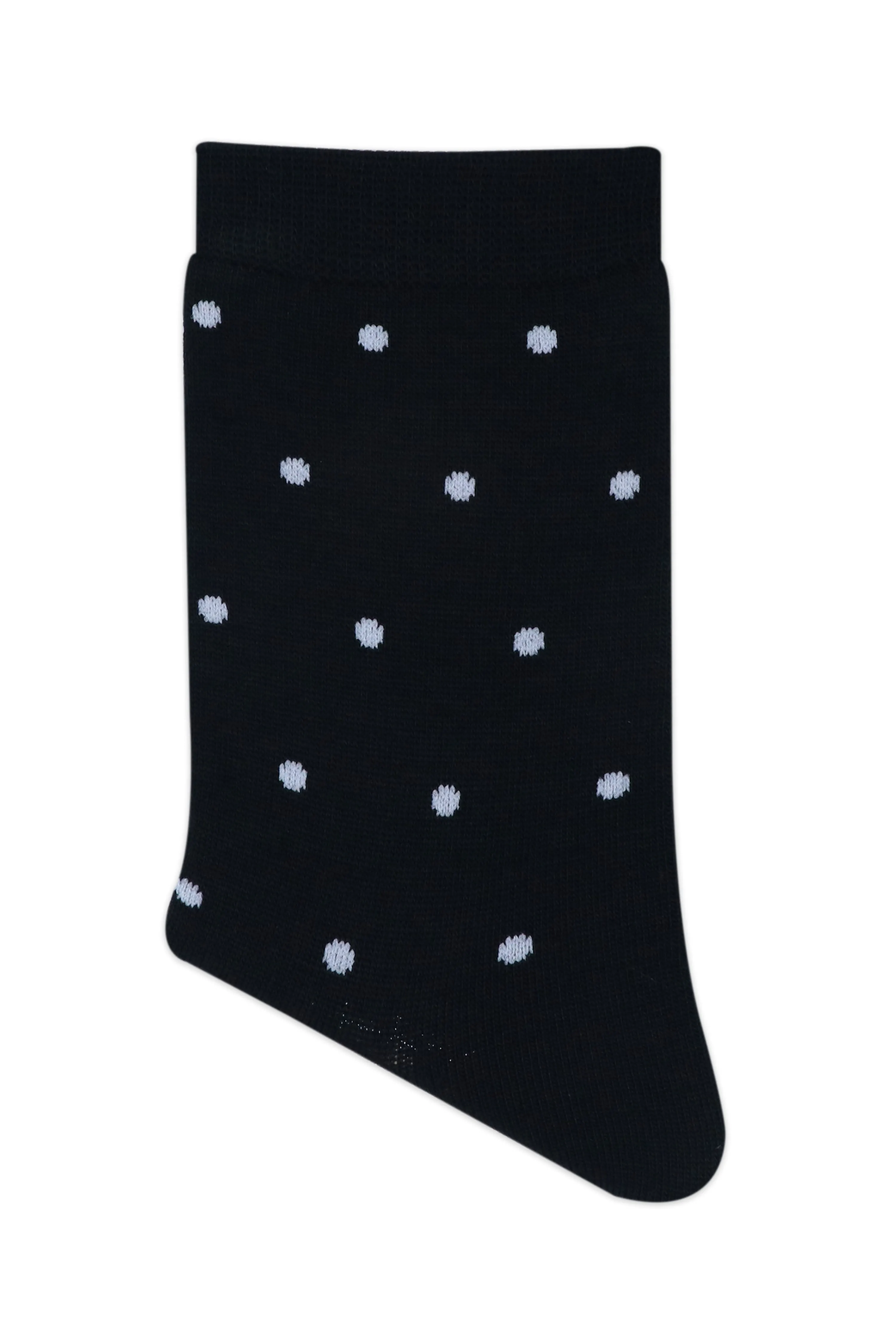 Balenzia Women's Polka Patterned Woolen Toe Socks- Black-L.grey-Beige (Pack of 3 Pairs/1U)