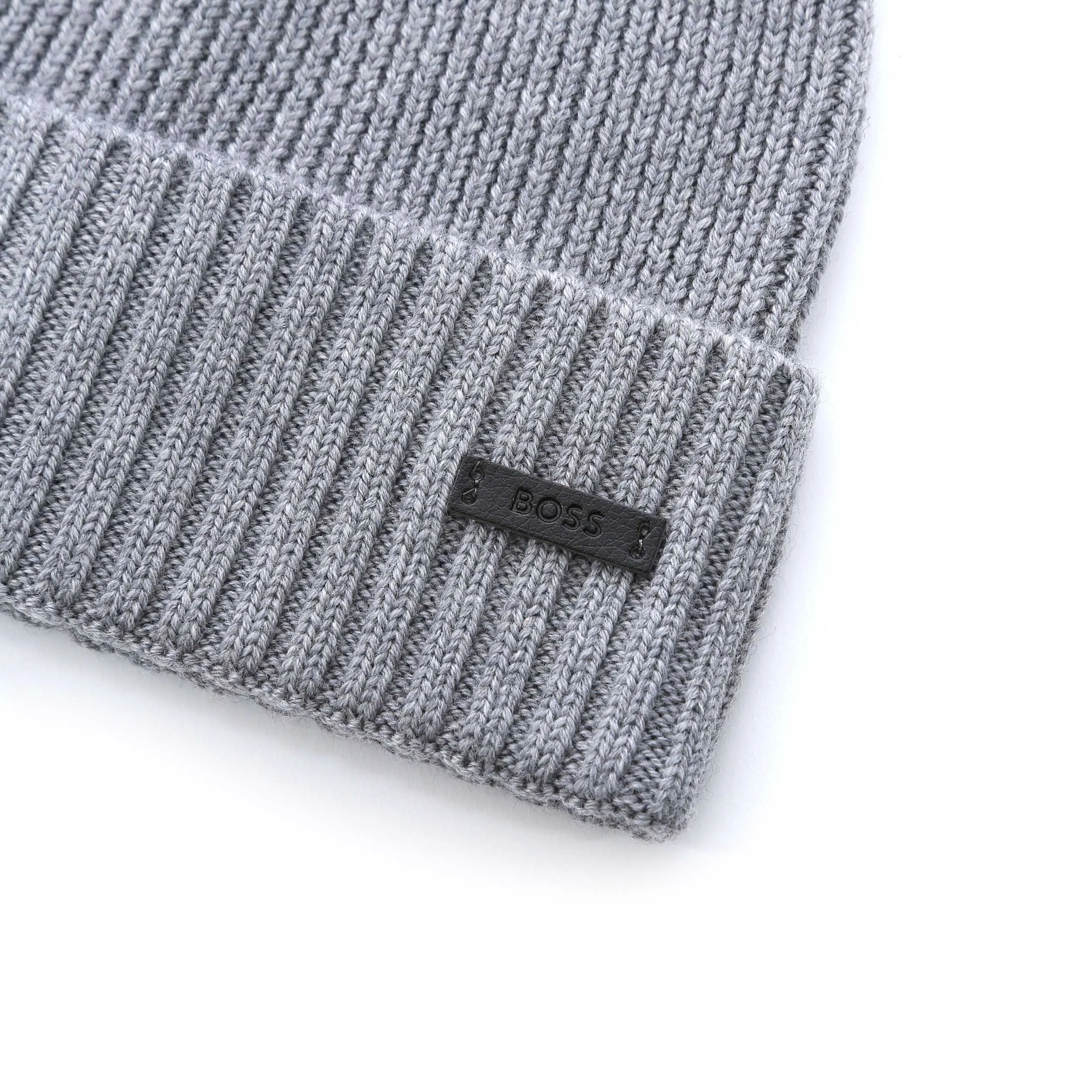 BOSS Fati L Beanie Hat in Grey