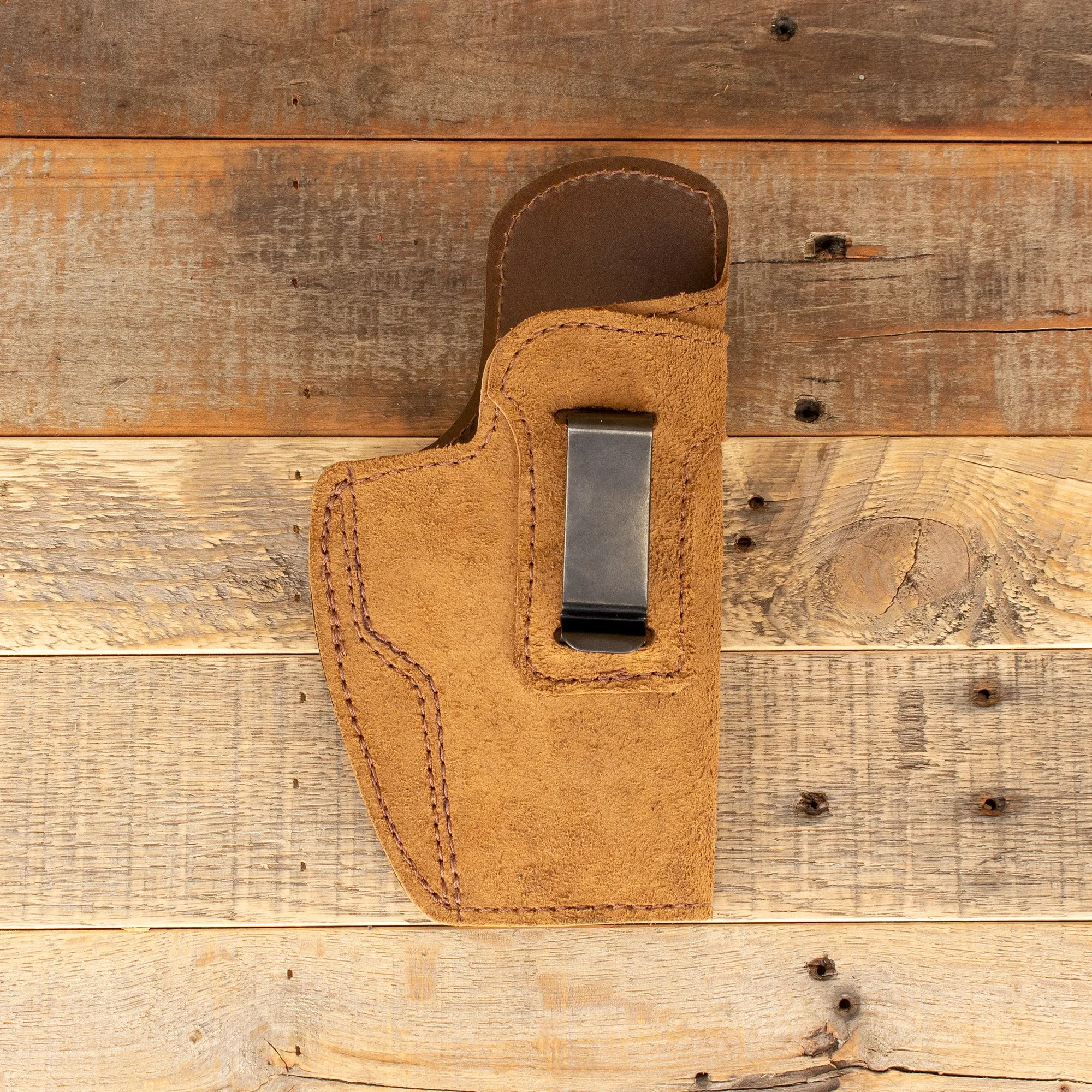 Brown Clip Holster w/ Guard