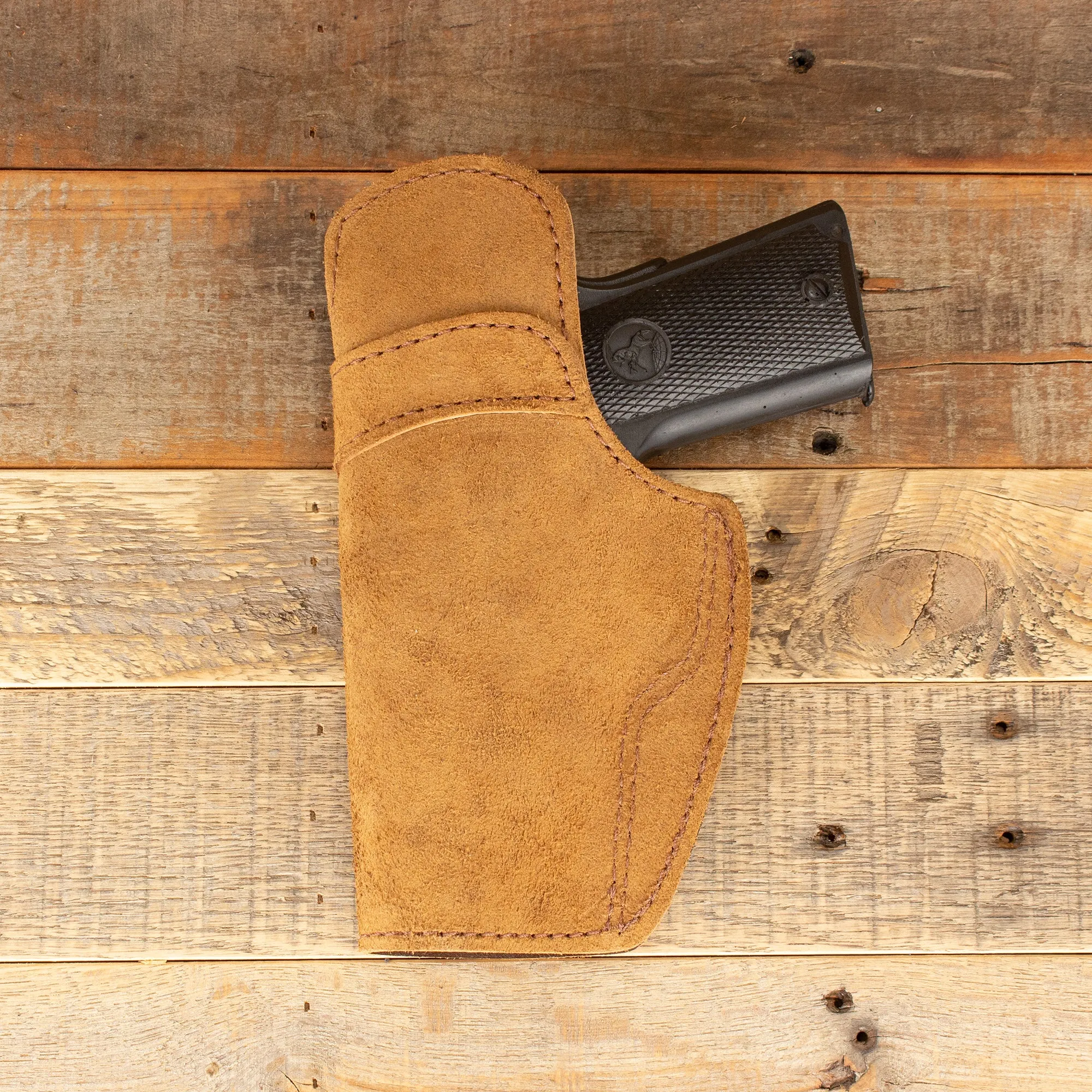 Brown Clip Holster w/ Guard