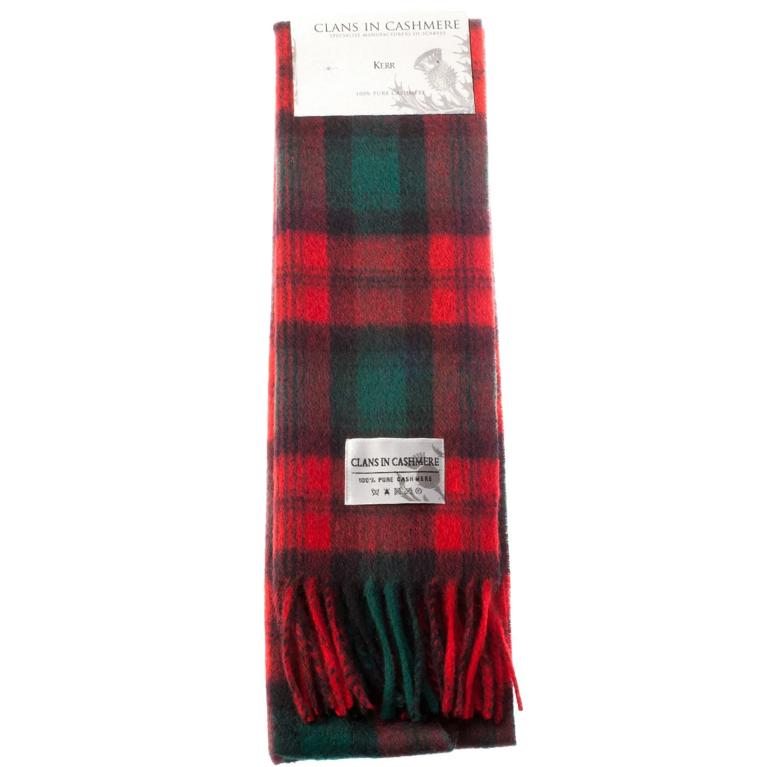 Cashmere Scottish Tartan Clan Scarf  Kerr