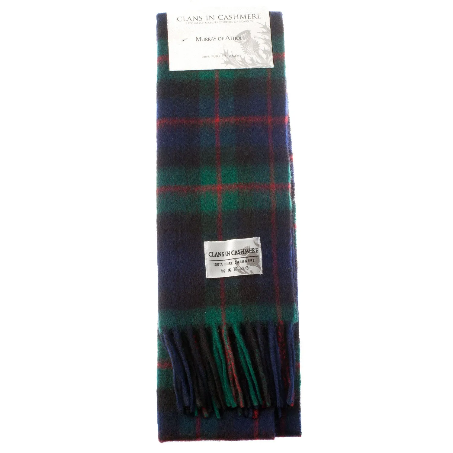 Cashmere Scottish Tartan Clan Scarf  Murray Of Atholl