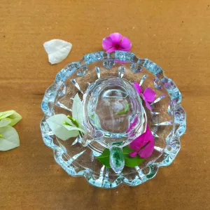 Comelyns Feng Shui Crystal Tortoise | Turtle with Crystal Plate for Good Luck Crystal Kachua Plate Bowl Tortoise On Plate Showpiece and Collectible for Good Luck Turtle Vastu for Career and Luck