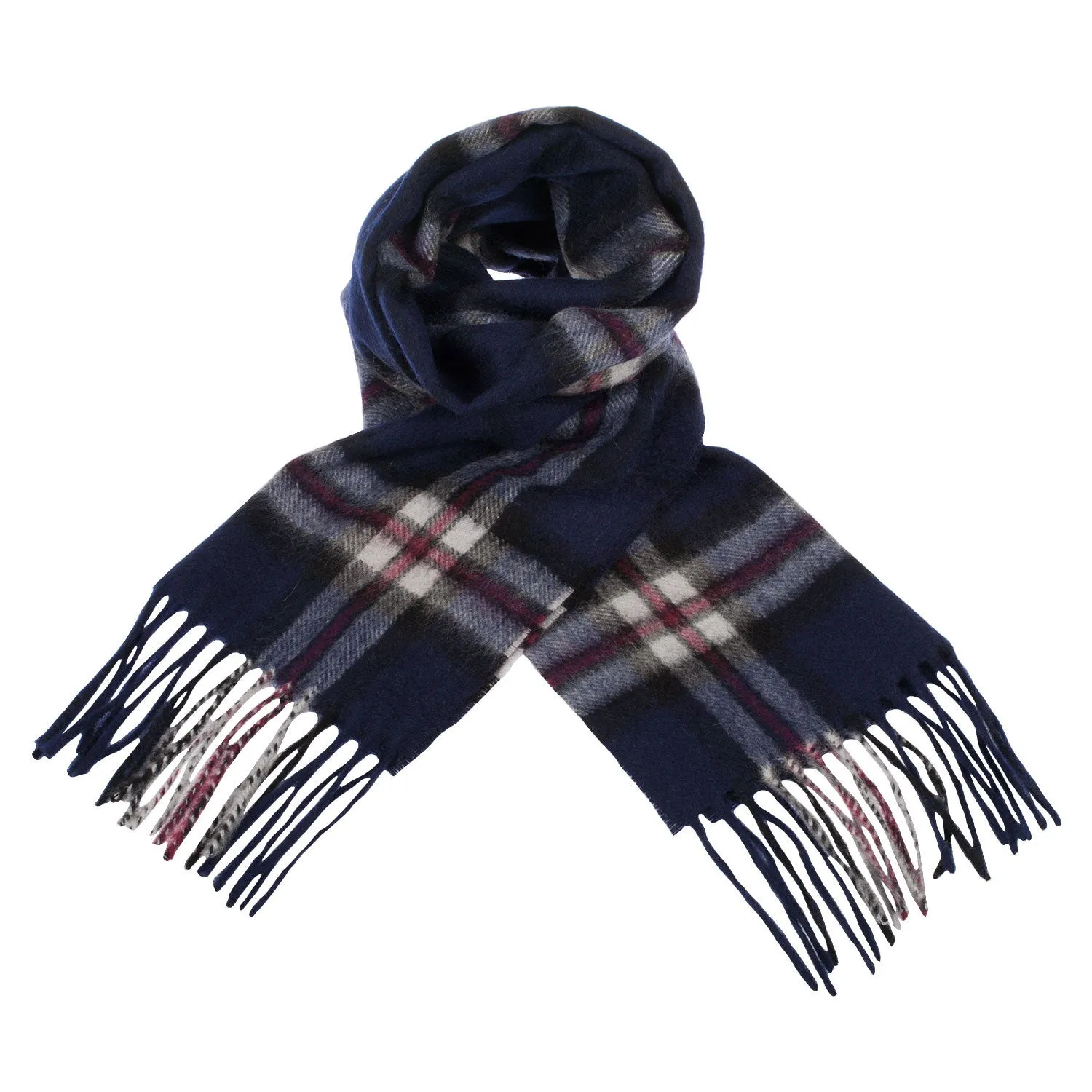 Edinburgh Cashmere Scarf  Thomson Navy