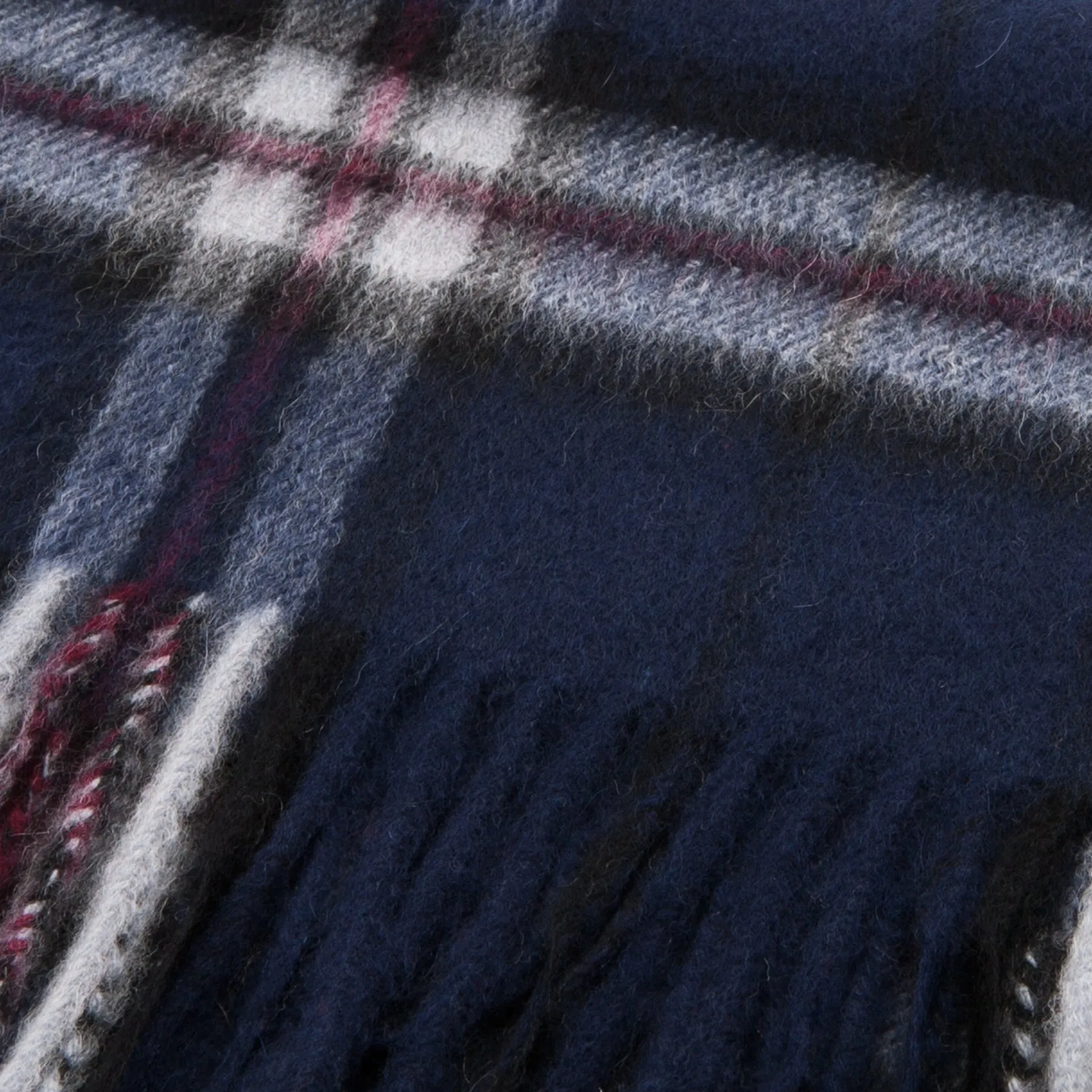 Edinburgh Cashmere Scarf  Thomson Navy