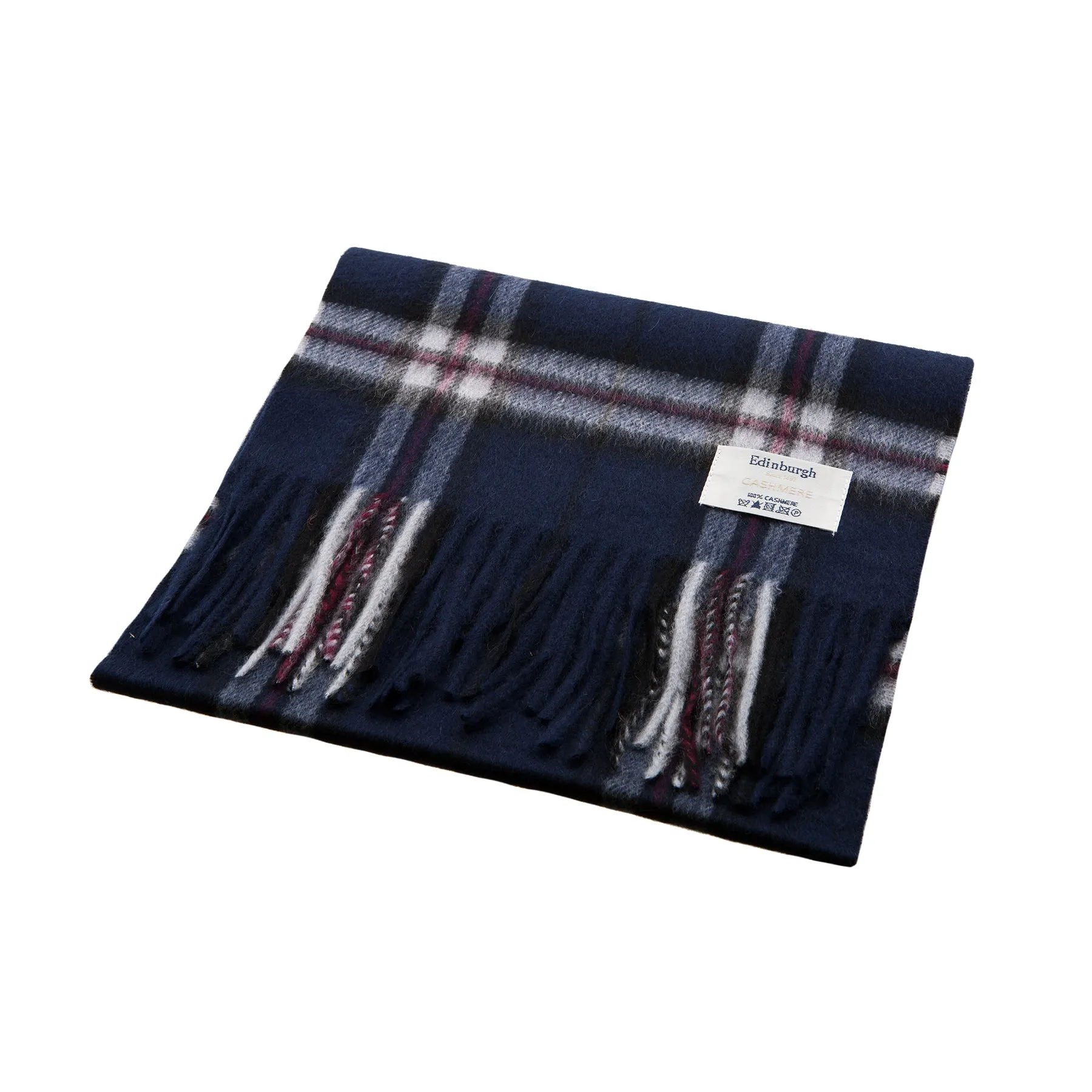 Edinburgh Cashmere Scarf  Thomson Navy