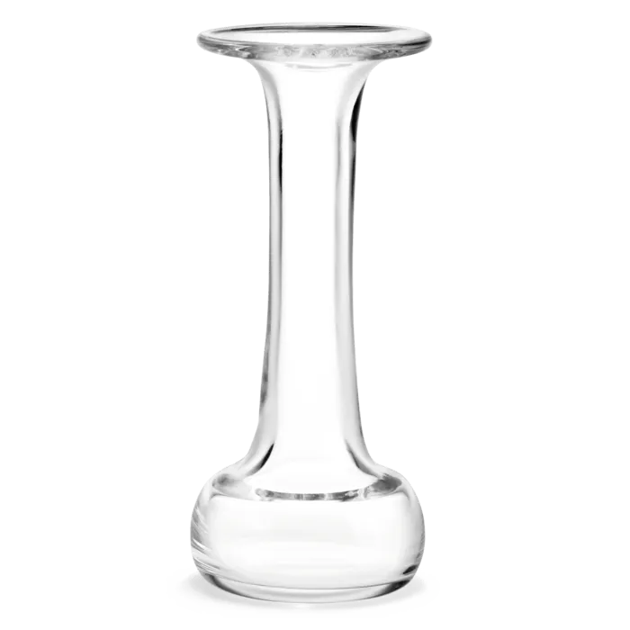 Holmegaard Old English Solitaire Vase, Clear, H: 5.3"