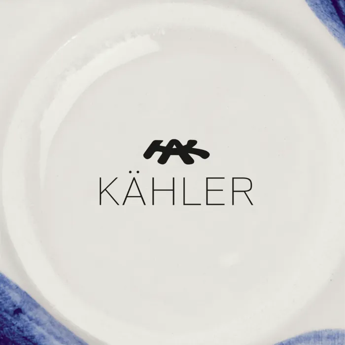 Kähler Tulle Vase, H: 4.1", Blue