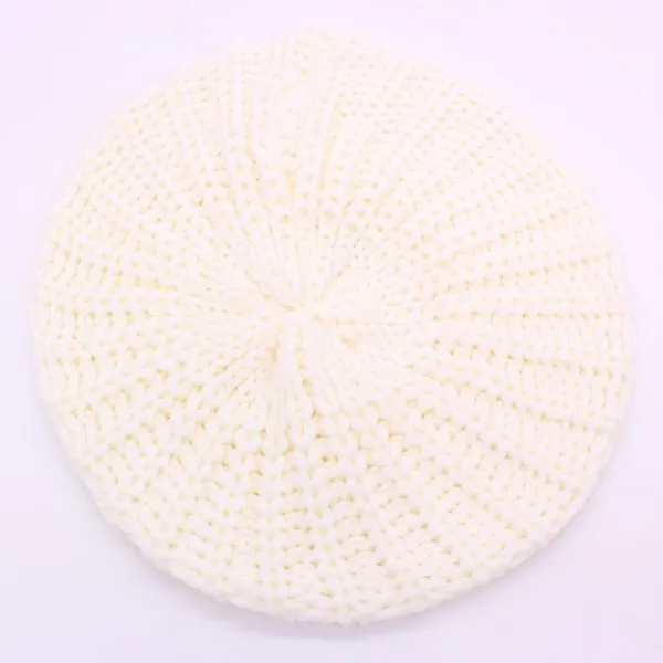 KNITTED CABLE KNIT FASHION BERET