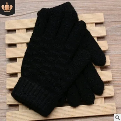 Knitted Gloves - Touch Screen - Warm Winter Gloves