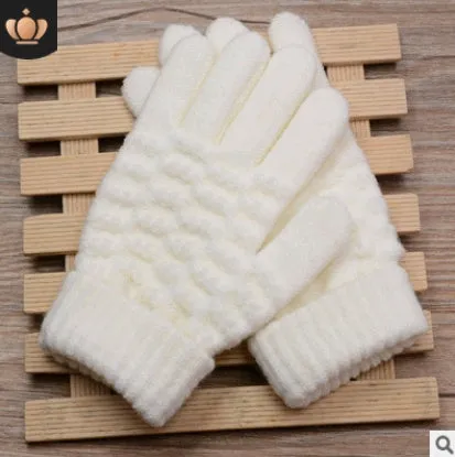 Knitted Gloves - Touch Screen - Warm Winter Gloves