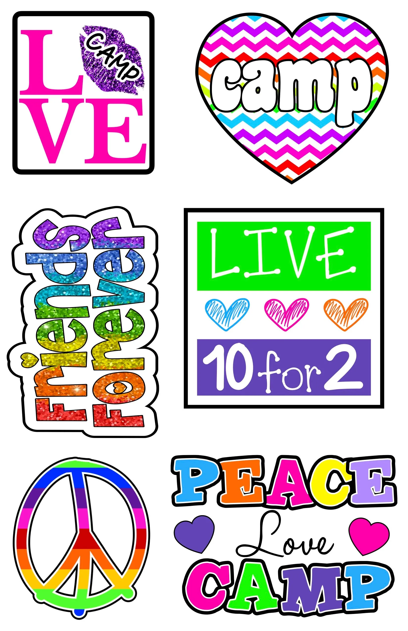 Love Camp Cling-It Sheet