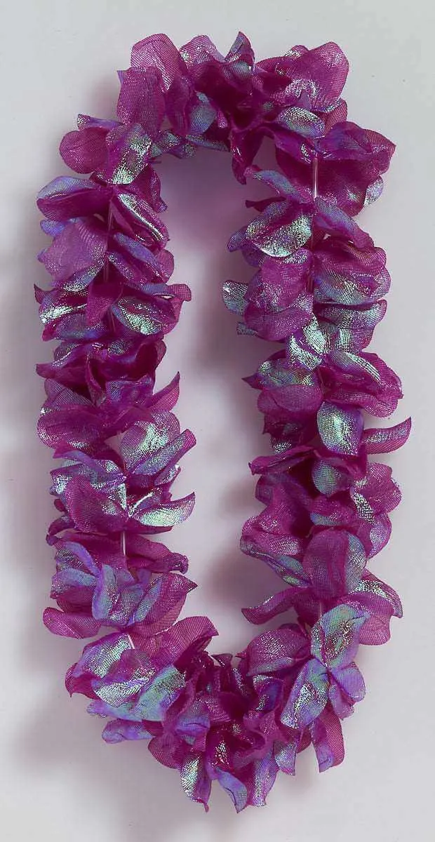 Luau - Deluxe Pearlized Purple Lei