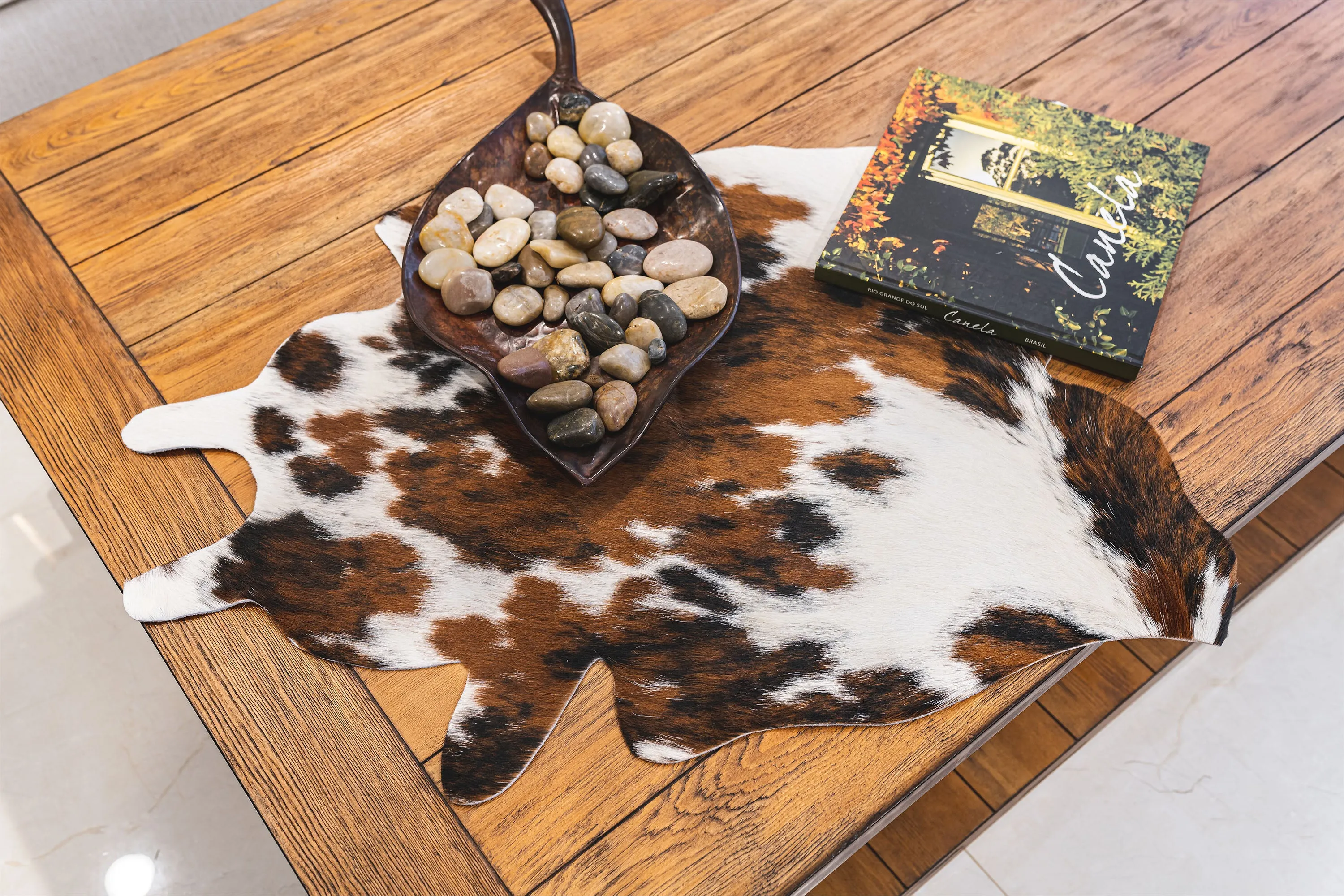 Mini Cowhide Rug - Tricolor