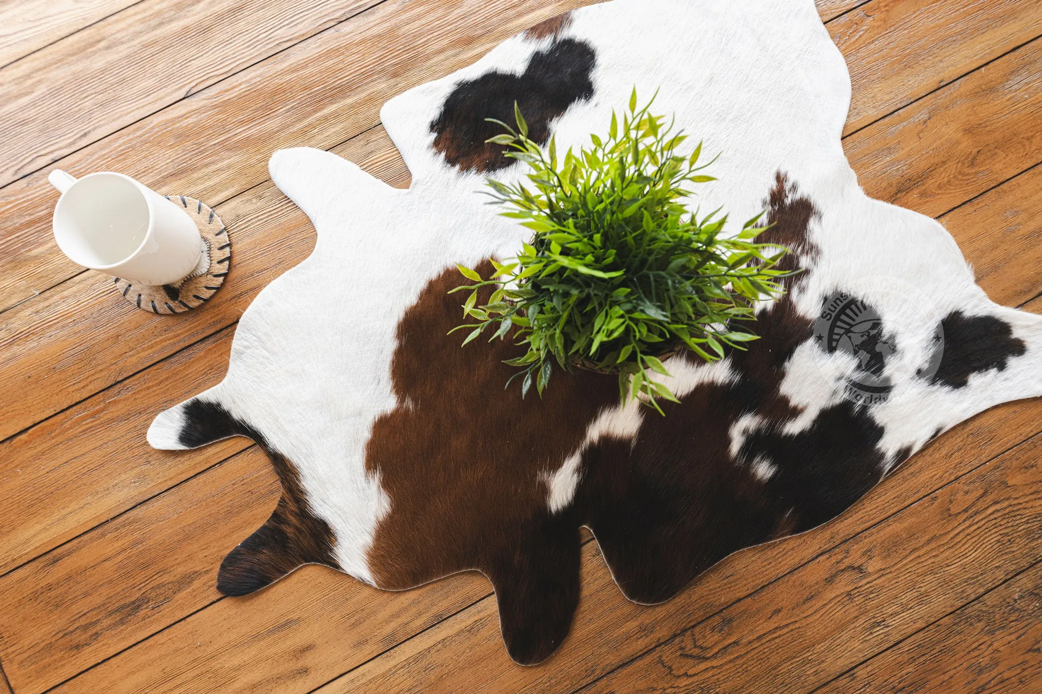 Mini Cowhide Rug - Tricolor