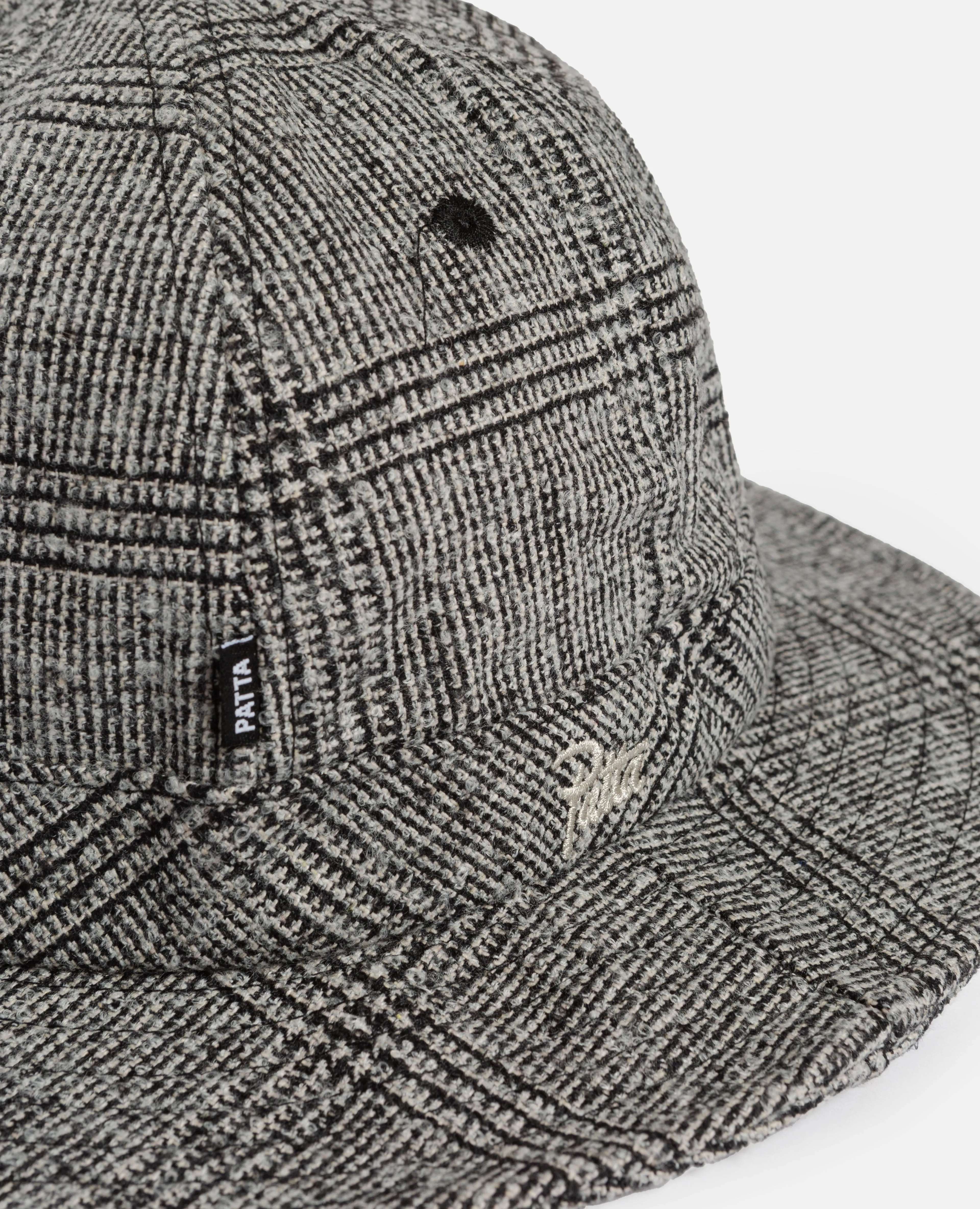 Patta POW Check Bell Hat (Dark Gull Gray/Black)