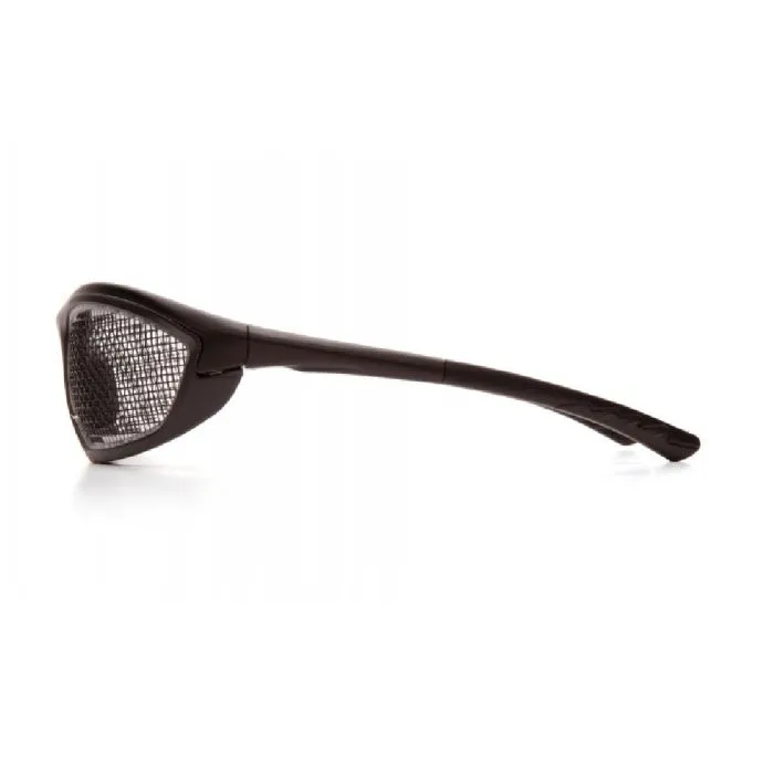 Pyramex SB74WMD Trifecta Wire Mesh Glasses, Black, 1 Each