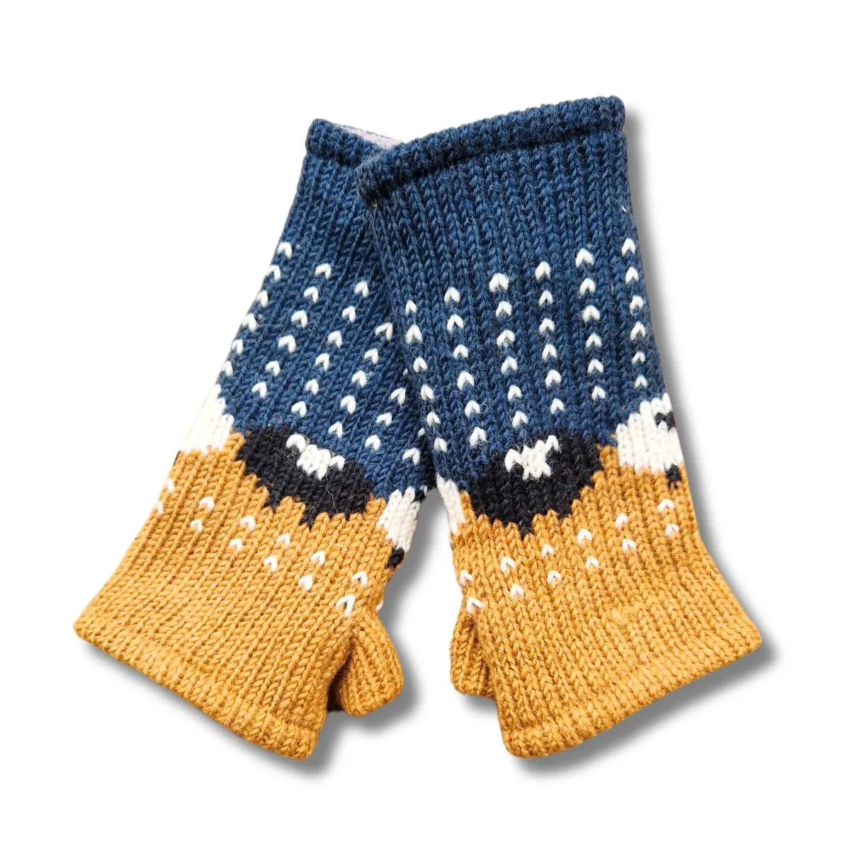 sheep wool wrist warmers