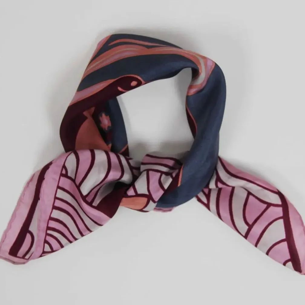 Silk French Art Scarves 20" by 20"