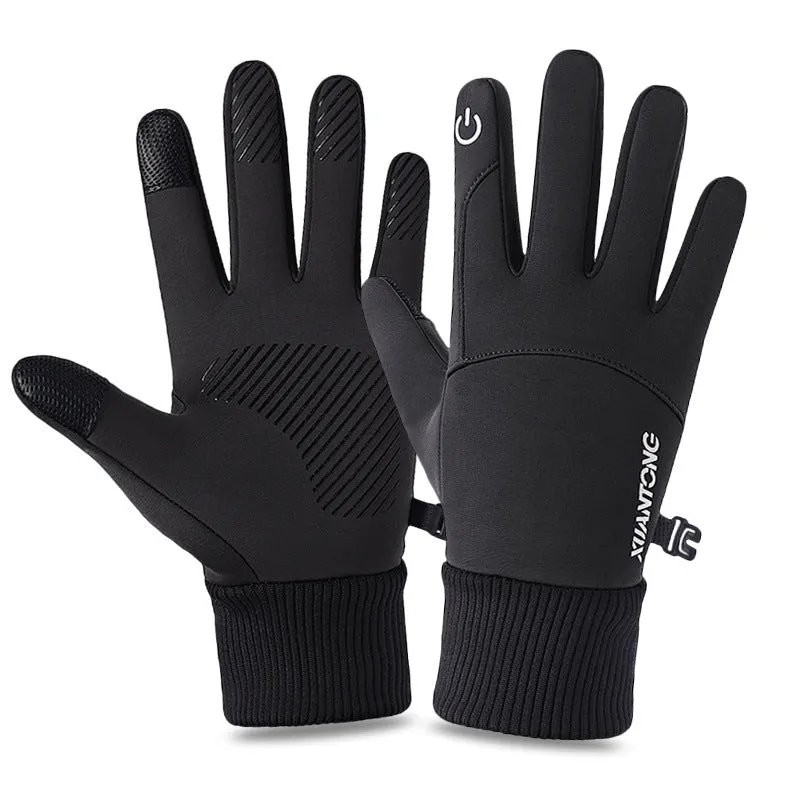 Sports Cycling Outdoor Stretch Touch Screen Warm Gloves