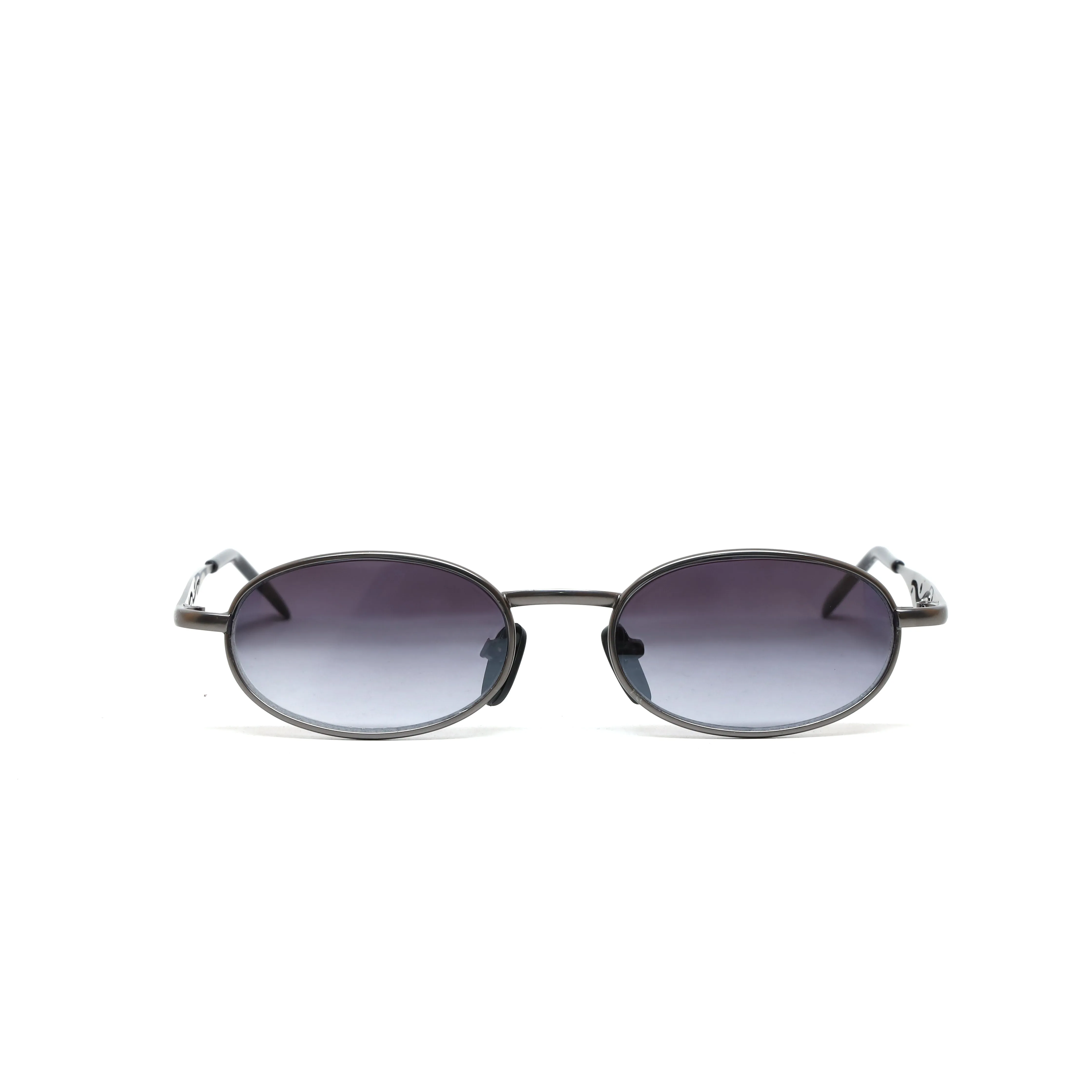 //Style G028// Small Size Mini 90s Deadstock Santa Fe Oval Sunglasses - Silver