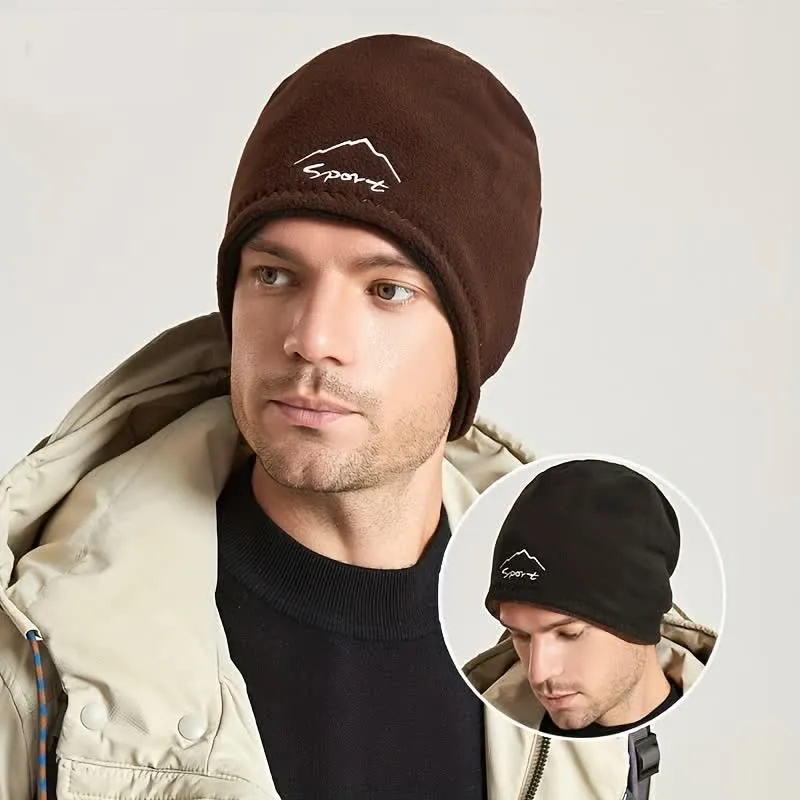 Windproof Polar Fleece Reversible Warm Hat