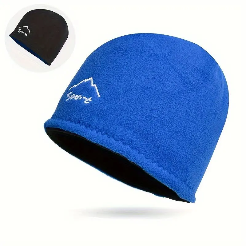 Windproof Polar Fleece Reversible Warm Hat