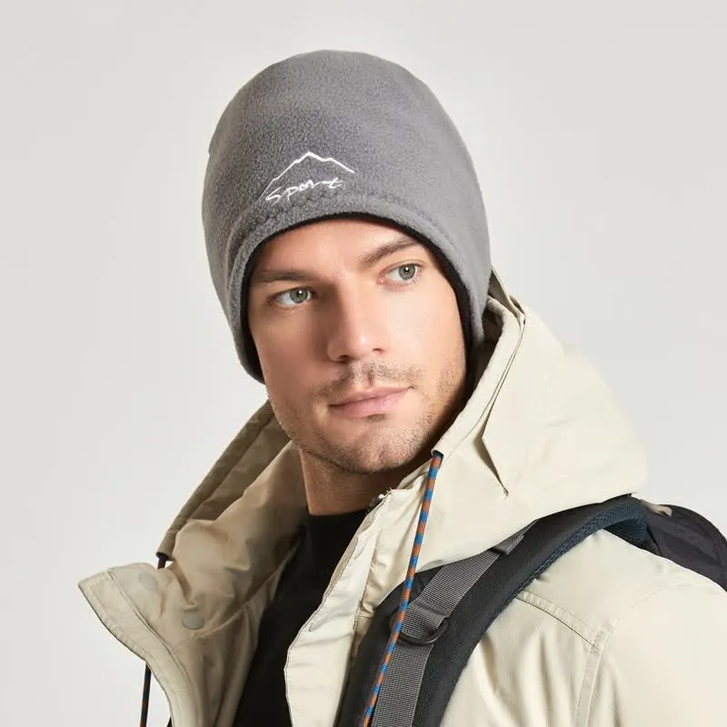 Windproof Polar Fleece Reversible Warm Hat