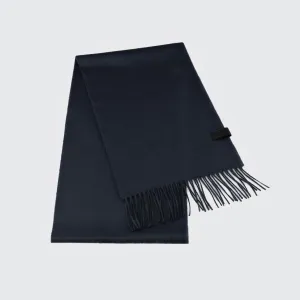 Woven Scarf 100% Cashmere Navy