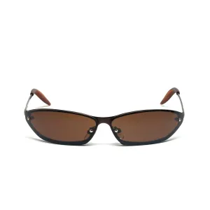 X-Static 2000 Narrow Wraparound Style Sunglasses - Bronze